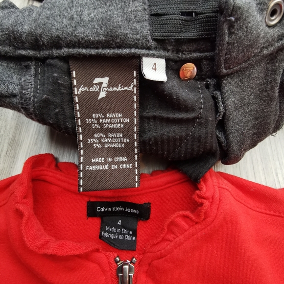 4 YEARS 7 for all Mankind & Calvin Klein EUC - Picture 3 of 6